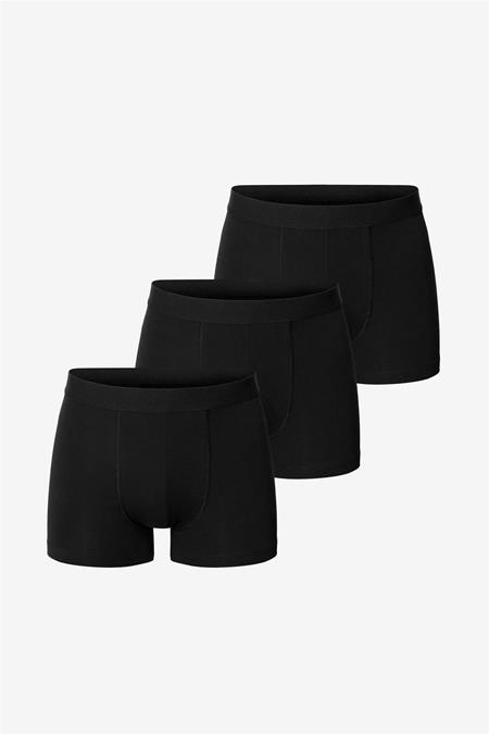 Bread & Boxers: Multipack Van 3 Zwarte Boxershorts