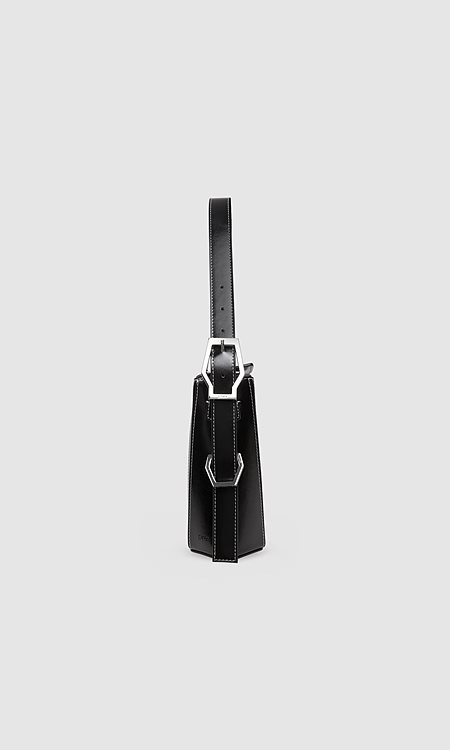 Bag Kiara Midi Laquer Black from Shop Like You Give a Damn