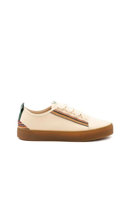 Vesica Piscis: Sneakers Cuvier Wit/Shanti Natuurlijk