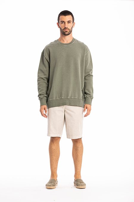Sweatshirt Mistral Dust Olive via Shop Like You Give a Damn