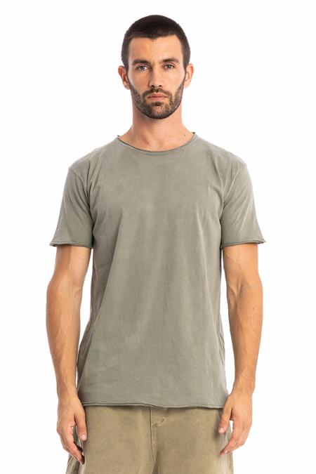 RAVENS VIEW IBIZA: T-Shirt Round Wild Dust Olive