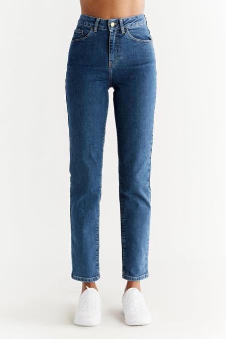 Evermind: Jeans Regular Fit Lapis Blau