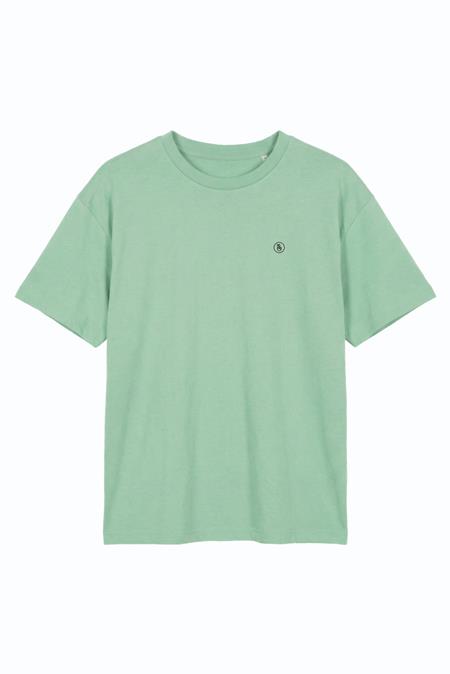 Hafendieb: T-Shirt Voor Dames Met Vredesmotief In Lichtgroen