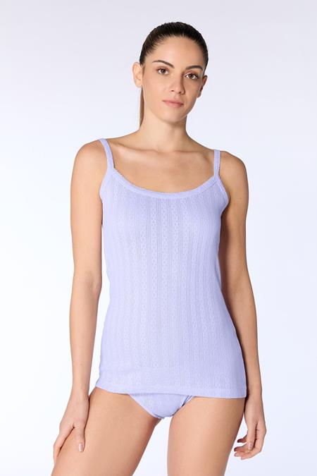 Albero Natur: Top Jacquard Lavendelblau
