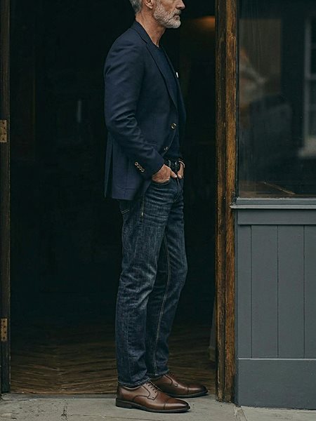 Shoes Derbys Men Waterproof Walnut from Shop Like You Give a Damn