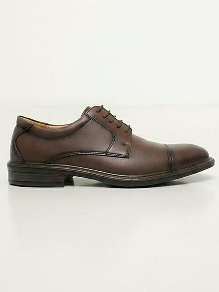 Shoes Derbys Men Waterproof Walnut from Shop Like You Give a Damn