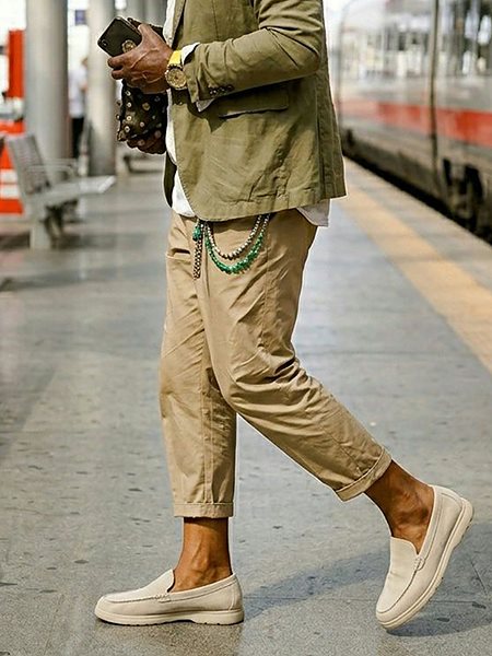 Loafers Men Vegan Suede Stone via Shop Like You Give a Damn