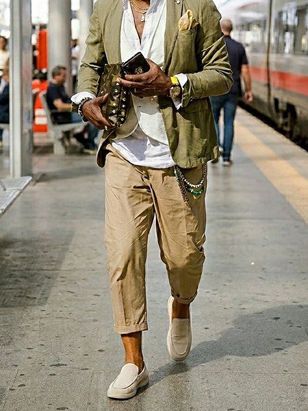Loafers Men Vegan Suede Stone from Shop Like You Give a Damn
