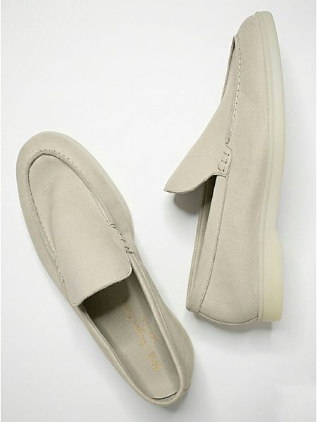 Loafers Men Vegan Suede Stone from Shop Like You Give a Damn