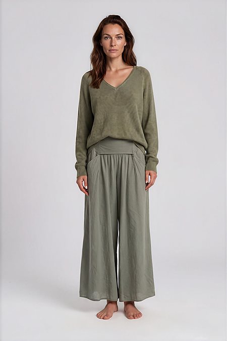 Sweater Lana Knit Dust Olive from Shop Like You Give a Damn