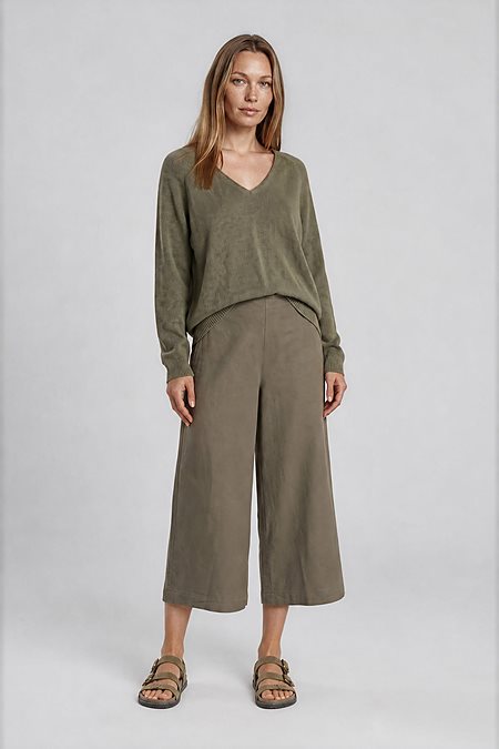Sweater Lana Knit Dust Olive from Shop Like You Give a Damn