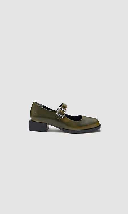 Loafers Jane Olea Olive via Shop Like You Give a Damn