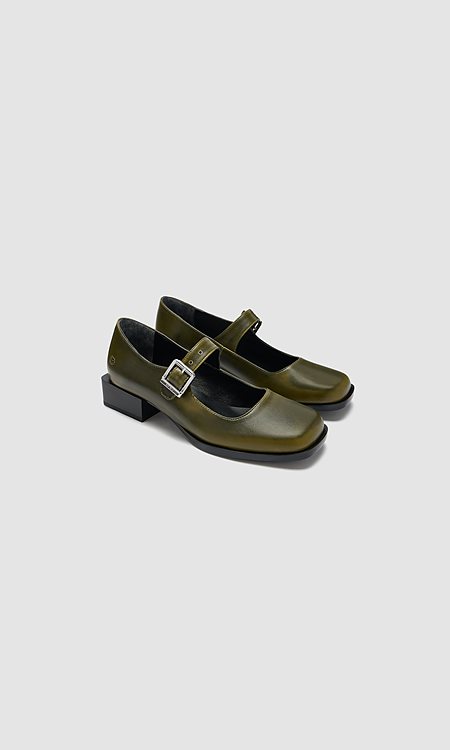 Loafers Jane Olea Olive from Shop Like You Give a Damn