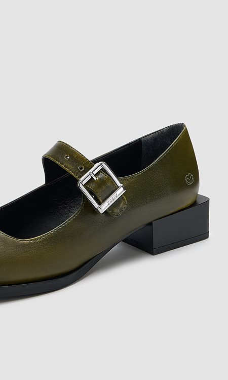 Loafers Jane Olea Olive from Shop Like You Give a Damn
