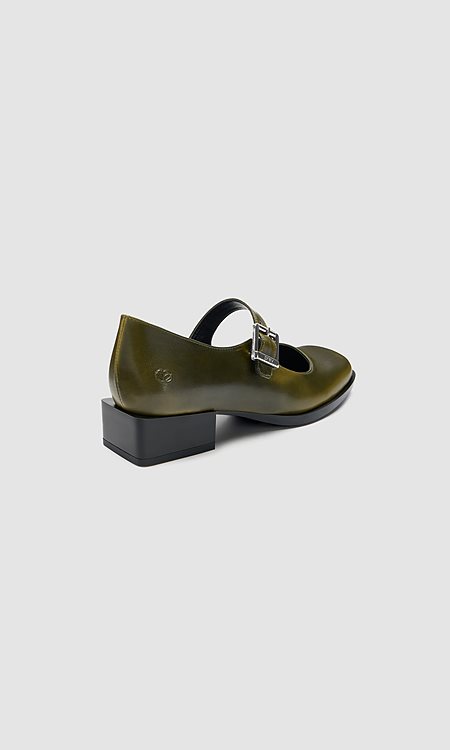 Loafers Jane Olea Olive from Shop Like You Give a Damn