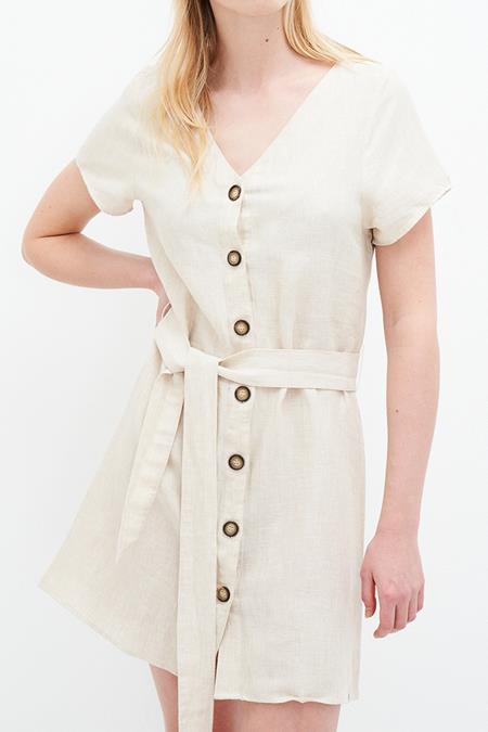 Kuyichi: Dress Ella Light Sand Melange