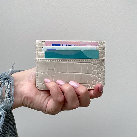 Cardholder Dr Vegan Creme Croco from Shop Like You Give a Damn