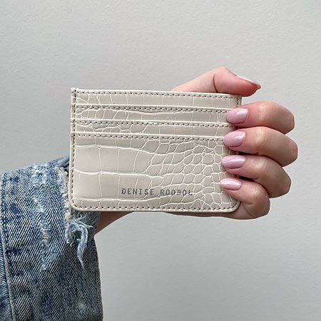 Cardholder Dr Vegan Creme Croco from Shop Like You Give a Damn