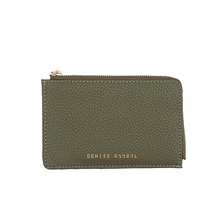 Wallet Mini Zipper Dark Green from Shop Like You Give a Damn