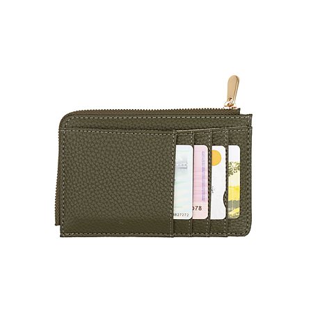 Wallet Mini Zipper Dark Green from Shop Like You Give a Damn