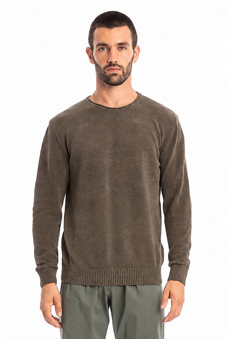 Sweater Keanu Knit Bison Brown via Shop Like You Give a Damn