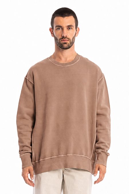 Sweatshirt Mistral Taupe Brown via Shop Like You Give a Damn