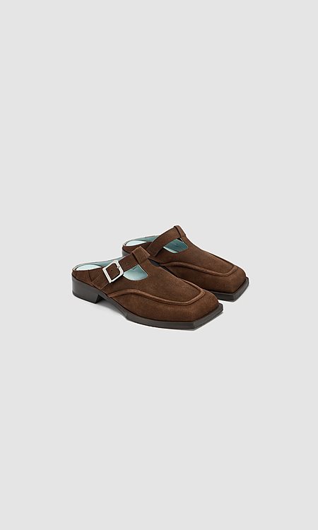 Mules Lou Mahogany from Shop Like You Give a Damn