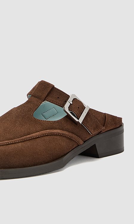 Mules Lou Mahogany from Shop Like You Give a Damn