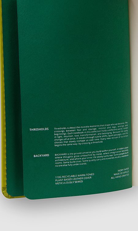 Notebook Backyard Green from Shop Like You Give a Damn