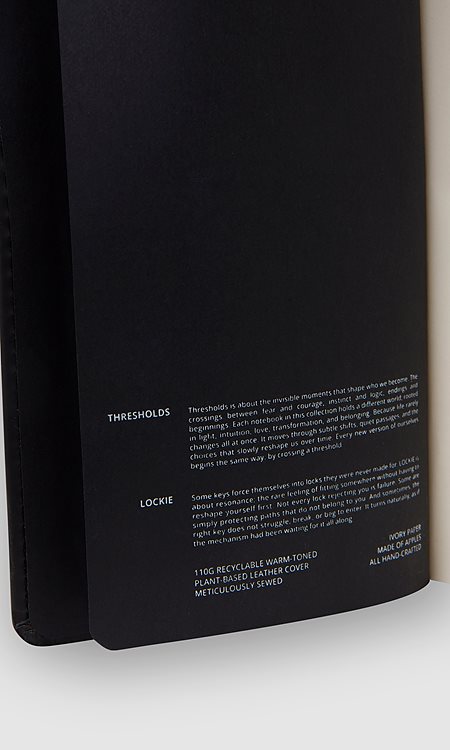 Notebook Lockie Black from Shop Like You Give a Damn