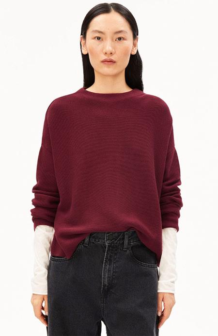 Sweater Merinaa Velvet Red