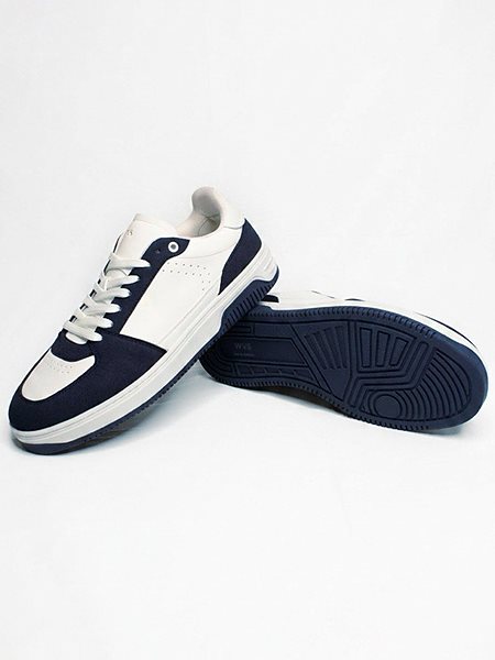 Sneakers Bergen Men's White/ Dark Blue from Shop Like You Give a Damn