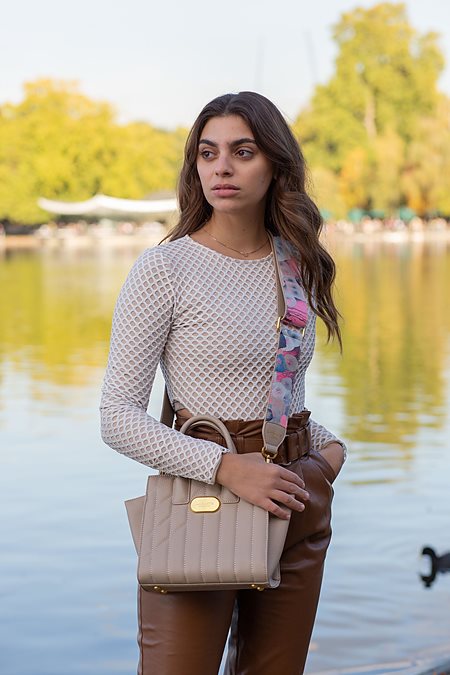 Tote Bag Mini Demi Beige from Shop Like You Give a Damn