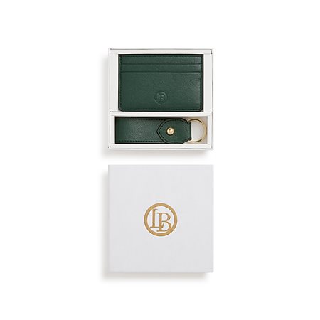 Gift Box Juniper Card Holder & Key Chain Green from Shop Like You Give a Damn