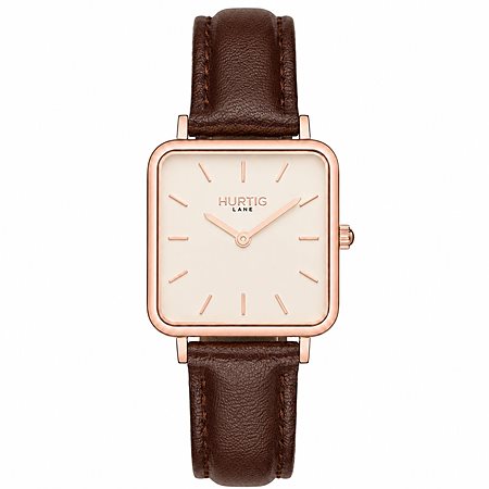 Watch Neliö Square Rose Gold/ White/ Chestnut via Shop Like You Give a Damn