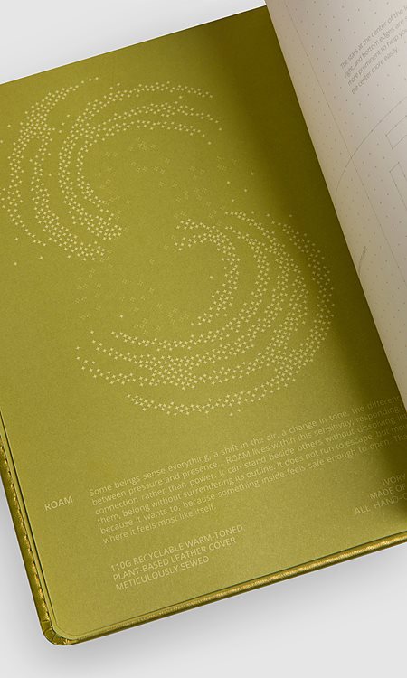 Journal Bullet Roam Green from Shop Like You Give a Damn