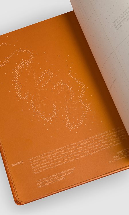 Journal Bullet Wander Orange from Shop Like You Give a Damn