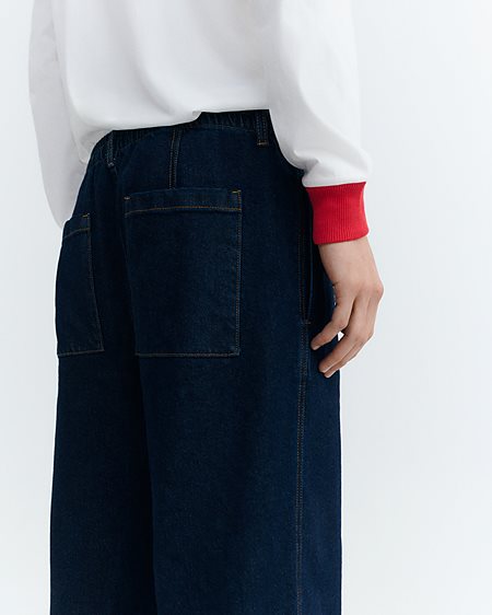 Jeans Loose Luc Dark Navy from Shop Like You Give a Damn