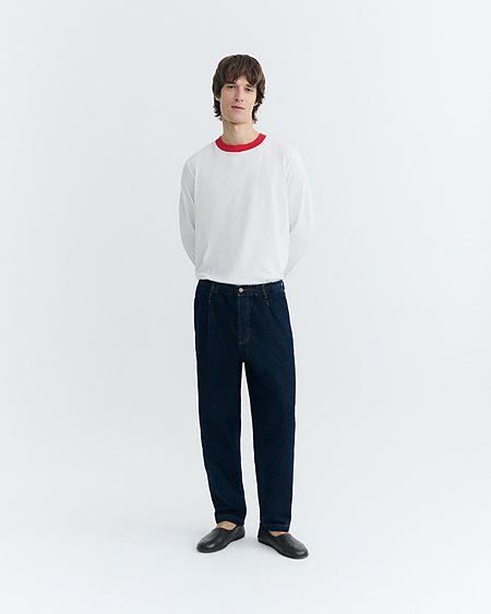 Jeans Loose Luc Dark Navy from Shop Like You Give a Damn