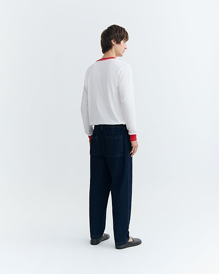 Jeans Loose Luc Dark Navy from Shop Like You Give a Damn