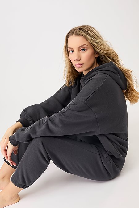 Hoodie Basic Signature Grey from Shop Like You Give a Damn