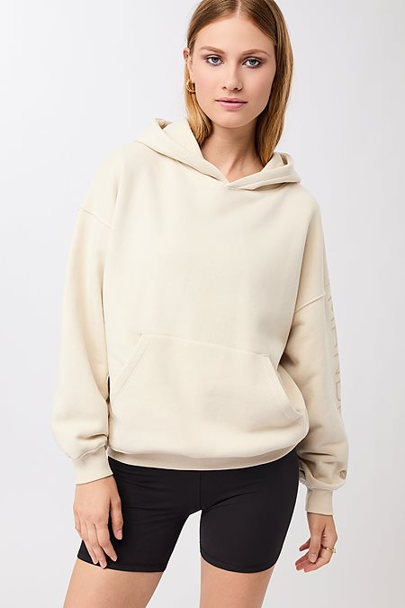 Hoodie Basic Signature Morning White from Shop Like You Give a Damn