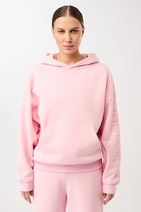 Hoodie Basic Signature Soft Pink via Shop Like You Give a Damn