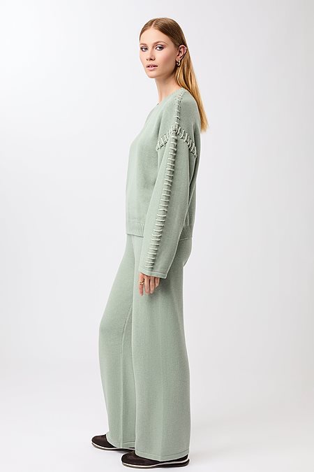 Knitted Sweater Loose Desert Green from Shop Like You Give a Damn