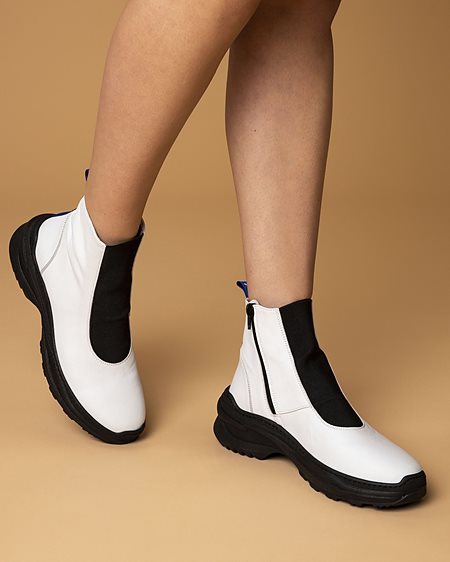Ankle Boot Spark White Black from Shop Like You Give a Damn
