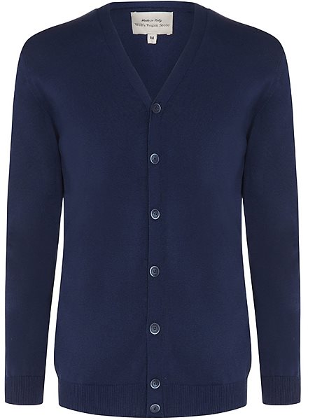 Recycled Knit Cardigan Navy from Shop Like You Give a Damn