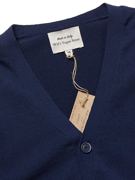 Recycled Knit Cardigan Navy from Shop Like You Give a Damn