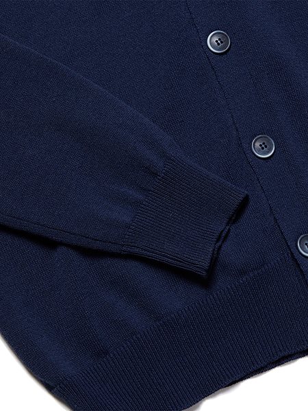 Recycled Knit Cardigan Navy from Shop Like You Give a Damn
