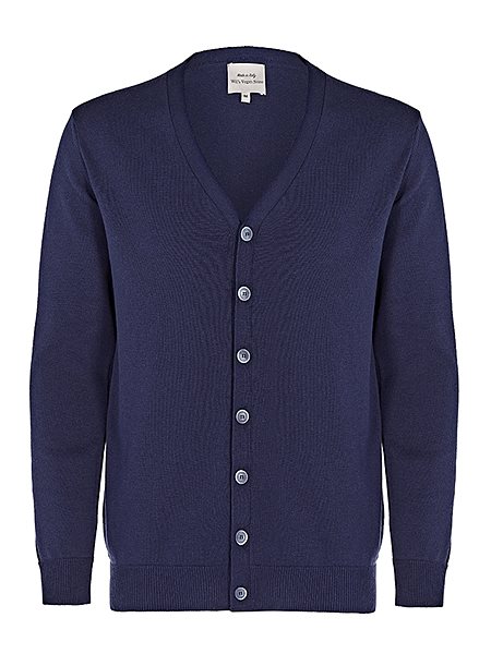 Recycled Knit Cardigan Navy from Shop Like You Give a Damn