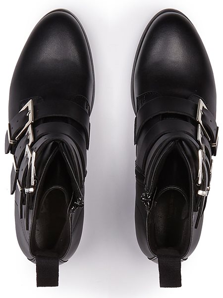Biker Boots 4 Strap Black from Shop Like You Give a Damn